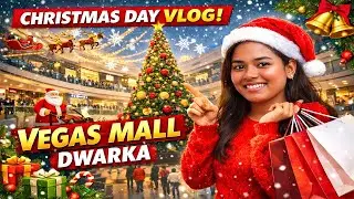 Christmas celebration at Vegas Mall | Delhi Vlogs | Khushi Vibes Vlogs
