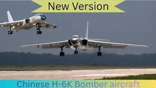 Chinese H-6K bomber aircraft with latest stealth technology #ytvideos #militaryaircraft #fighterjet 