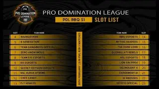 PDL BBQ SESSION 01 DAY 2 || SESSION 02 REG OPEN #RBGESPORTS #PDL