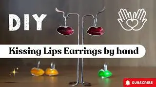 I made Silver Kissing Lips Earrings by hand - Full jewelry process