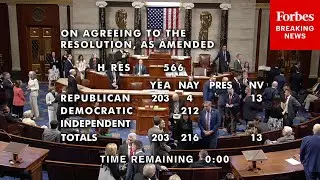 SHOCK MOMENT: Yelling Heard On House Floor During Vote To Begin Debate On Big Beautiful Bill