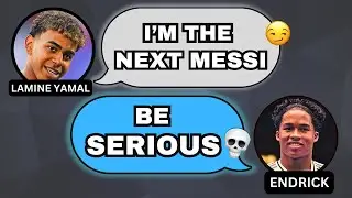 If Football Wonderkids had a Group Chat (ft. Lamine Yamal)