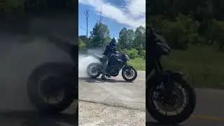 Mt09 burnout