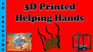 3D printed helping hands to make holding soldering parts easier #0037