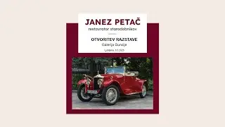 Zveza SVS - Otvoritev razstave restavratorja starodobnikov Janeza Petača v Guncljah