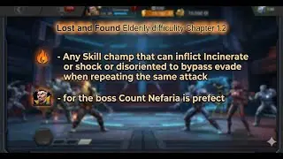MCOC December EQ | Lost and Found Elderly difficulty | Chapter 1.2 | Skill..