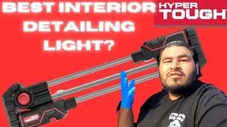 BEST light for interior auto details (hyper tough 1500 lumens led light review)
