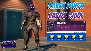 NPC Raven Punch Card Quest Line - Fortnite Chapter 2 Season 8