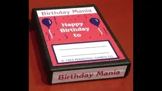 Birthday Mania - Score 724 - Atari 2600