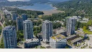 Suter Brook Village 1 Bedroom Condo at Aria 2 | 709 400 Capilano Road, Port Moody | 4K Tour