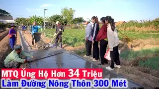 Cố Gắng Đổ Bê Tông 100 Mét Cuối Cùng của Đường Nông Thôn 300 Mét