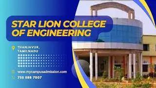 Star Lion College of Engineering and Technology -Thanjavur | Engineering Colleges in Tamil Nadu