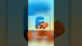 F is for Fish |ABC Alphabet for toddlers |
