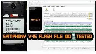 #Symphony #V45 #Flash File 100% #Tested || #G.S.M_Kushtia