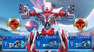 Hemlock with All Gauss Rifle 10 6 4 - Mech Arena