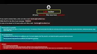 Loki Locker Ransomware Removal [.Loki Files Restore Guide]