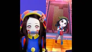 Pomini Nezuko Dance✨ #angela #pomini #pomininezuko