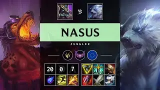Nasus Jungle vs Volibear - EUW Master Patch 25.15