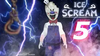 Ice Scream 5 Friends: Mike Adventures Photo Editing In | Ice Scream 5 Game Poster Editing