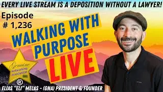 Every Live Stream Is A Deposition Without A Lawyer! (Personal Development / Self Help)