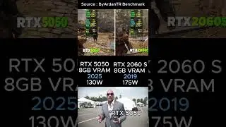 🔥 RTX 5050 Review vs RTX 2060 Super &ndash; Shocking Benchmark Results!
