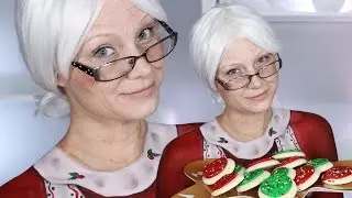 Mrs Claus Makeup Tutorial (Clothes Painted On!)