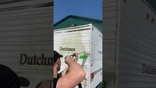 How to wash your RV without scrubbing!