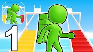 Bridge Race Part 1 Gameplay Walkthrough Android IOS