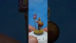 Victrix limited Macedonian Hypaspist command group painted showcase.