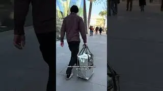 Groceries Shopping in NYC using Hulken Bag on Wheels