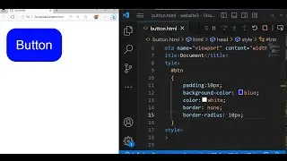 How to create a button using html and css | css buttons