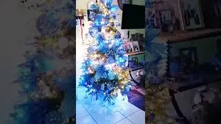 🎄🎁Blue Christmas Tree Decor 2024🎄🎁 #christmas #diy #christmastreeornaments #christmastree