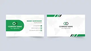 Visiting Card Template Design Free Download | Business Branding Card Template Vector