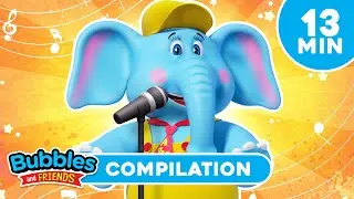 🎶 Learn & Sing With Us! | Bubbles and Friends Songs 🎒🧁🧠🌈#BubblesAndFriends #SongsForKids