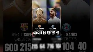 Koeman and Ramos all time stats 😬 #shorts #football
