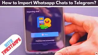 How to Import Whatsapp Chats to Telegram?