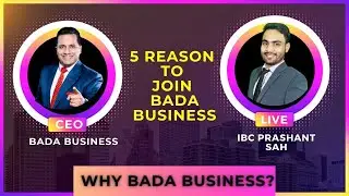 WHY BADA BUSINESS ? WHY IBC ? WHY DR. VIVEK BINDRA ?