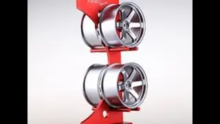 nzo aluminum wheel rack 1:10 scale from oospeed drift