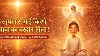 परमधाम से आईं किरणें, बाबा का वरदान मिला | New BK AI Song 2026 | Soul Meditation