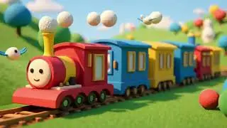Choo Choo Train Song 🚂 | 3D Cartoon for Kids | Fun Nursery Rhyme About Trains & Travel