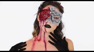 MASQUERADE MASK | HALLOWEEN MAKEUP | Serina Amadee
