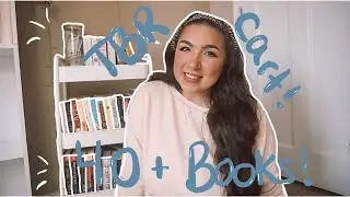 All of my phyiscal TBR books | Setting up my TBR cart