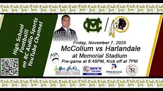 Football: McCollum vs Harlandale at Memorial Stadium (11/07/25)