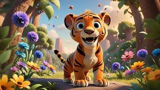 Two Tiny Tigers Tap Their Toes | Alliteration Song for Kids | Fun Rhymes and Learning Songs