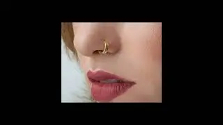 Nose pin | Unique nose rings | Diamond nose ring | Nose ring designs | Nostril piercing