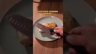 Cesar Chicken Salad Wrap! Slap Scale 6/10 #cooking #cesarwrap