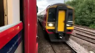 EMR HST 43076+43058 Passing At Beighton Jn