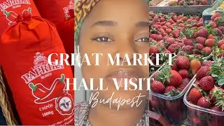 Budapest Great Market Hall Visit | Fruits | Vegetable | Local Market | Tourist Must See