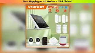Staniot WiFi SecPanel 5 Wireless Home Alarm System Tuya Smart 4.3
