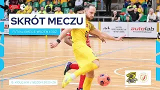 Futsal Świecie - Widzew Łódź 4:4 SKRÓT 15. kolejka (2025/26)